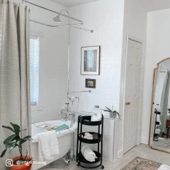 Bristol Acrylic Slipper Clawfoot Tub - Rim Faucet Drillings - Imperial Ball & Claw Feet -Bathroom Shop savingspackage67c sh life alt 1