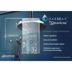DreamLine Encore 56-60 Inch W X 58 Inch H Semi Frameless Bypass Tub Door -Bathroom Shop shdr clearmax 3
