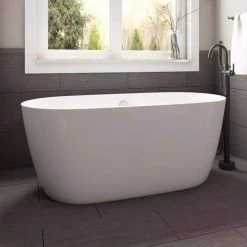 Soho Acrylic Double Ended Freestanding Bathtub - No Faucet Drillings