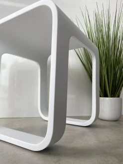 DAX Solid Surface Bathroom Stool - Matte White (DAX-ST-03) 13 DAX Solid Surface Bathroom Stool - Matte White (DAX-ST-03) -Bathroom Shop stool3