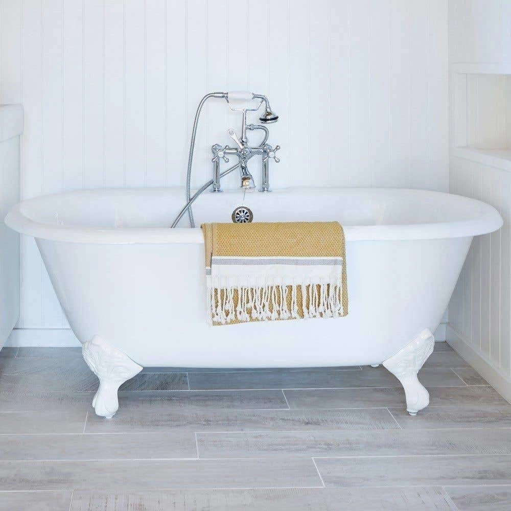 Kensington Cast Iron Double Ended Clawfoot Tub - Rim Faucet Drillings 2 Kensington Cast Iron Double Ended Clawfoot Tub - Rim Faucet Drillings - Image 2